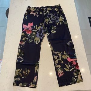 Johnny Was Biya Floral Wide Leg Pants
